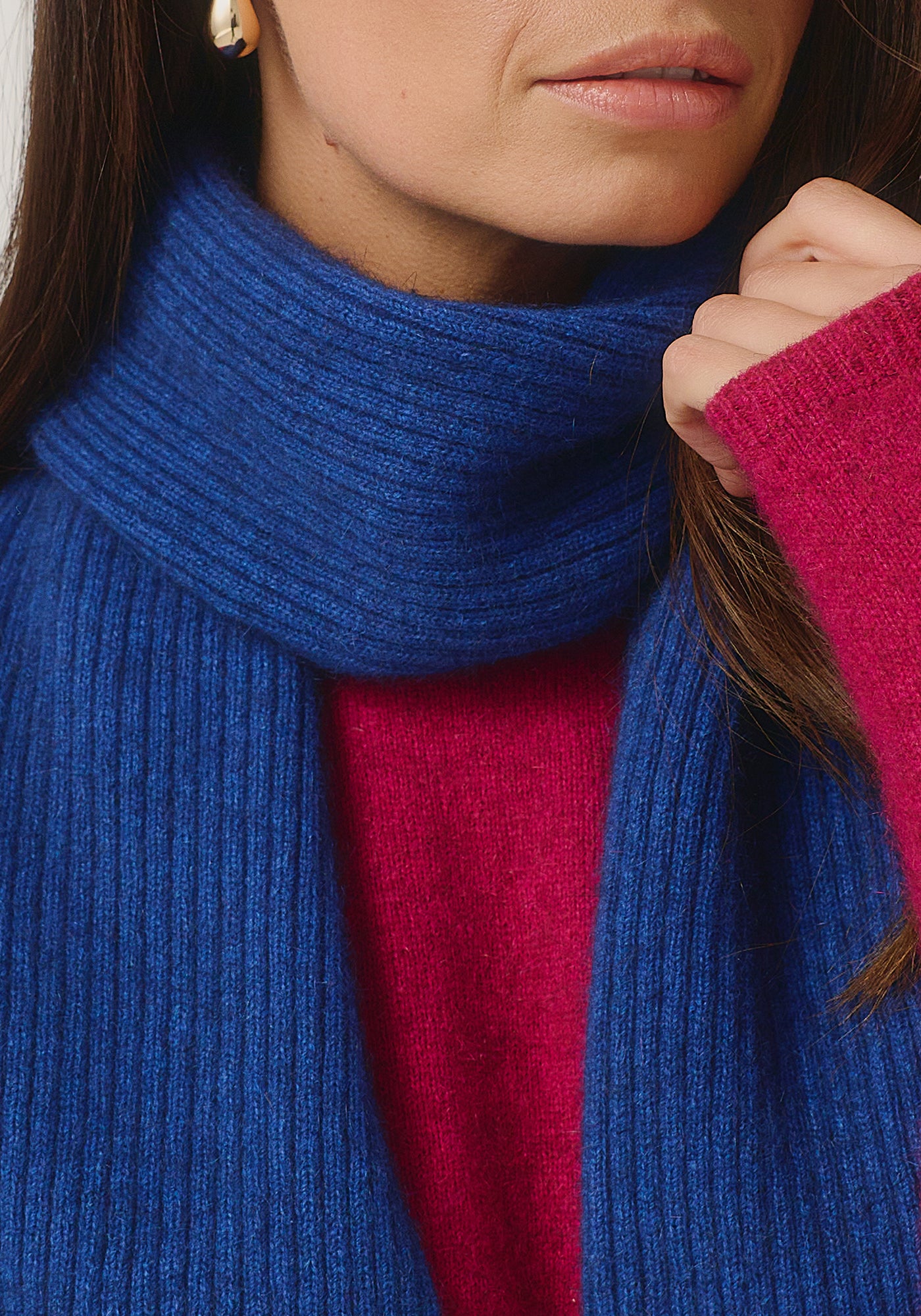 RIBBED SCARF