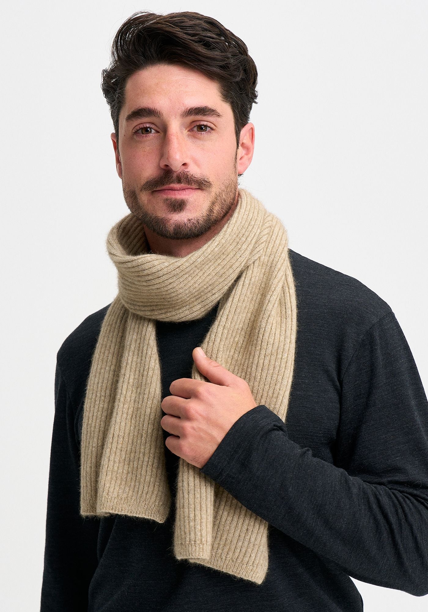 RIBBED SCARF