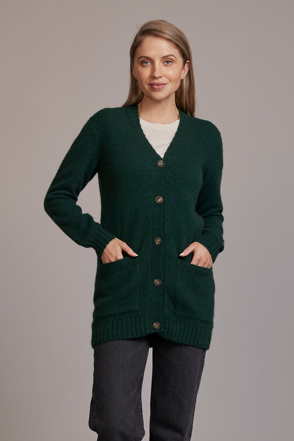 RIDGE PATCH CARDIGAN
