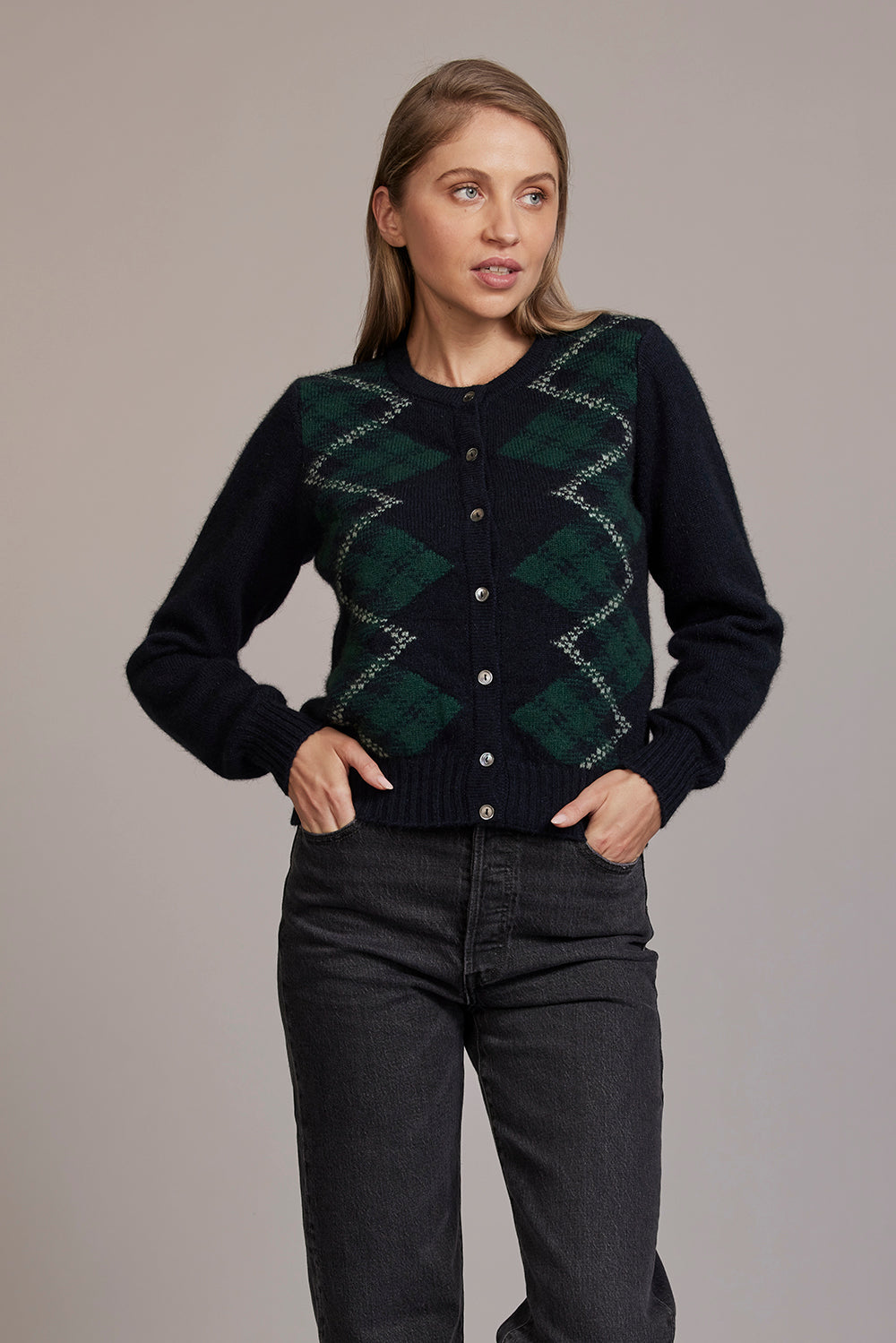 TARTAN CARDIGAN