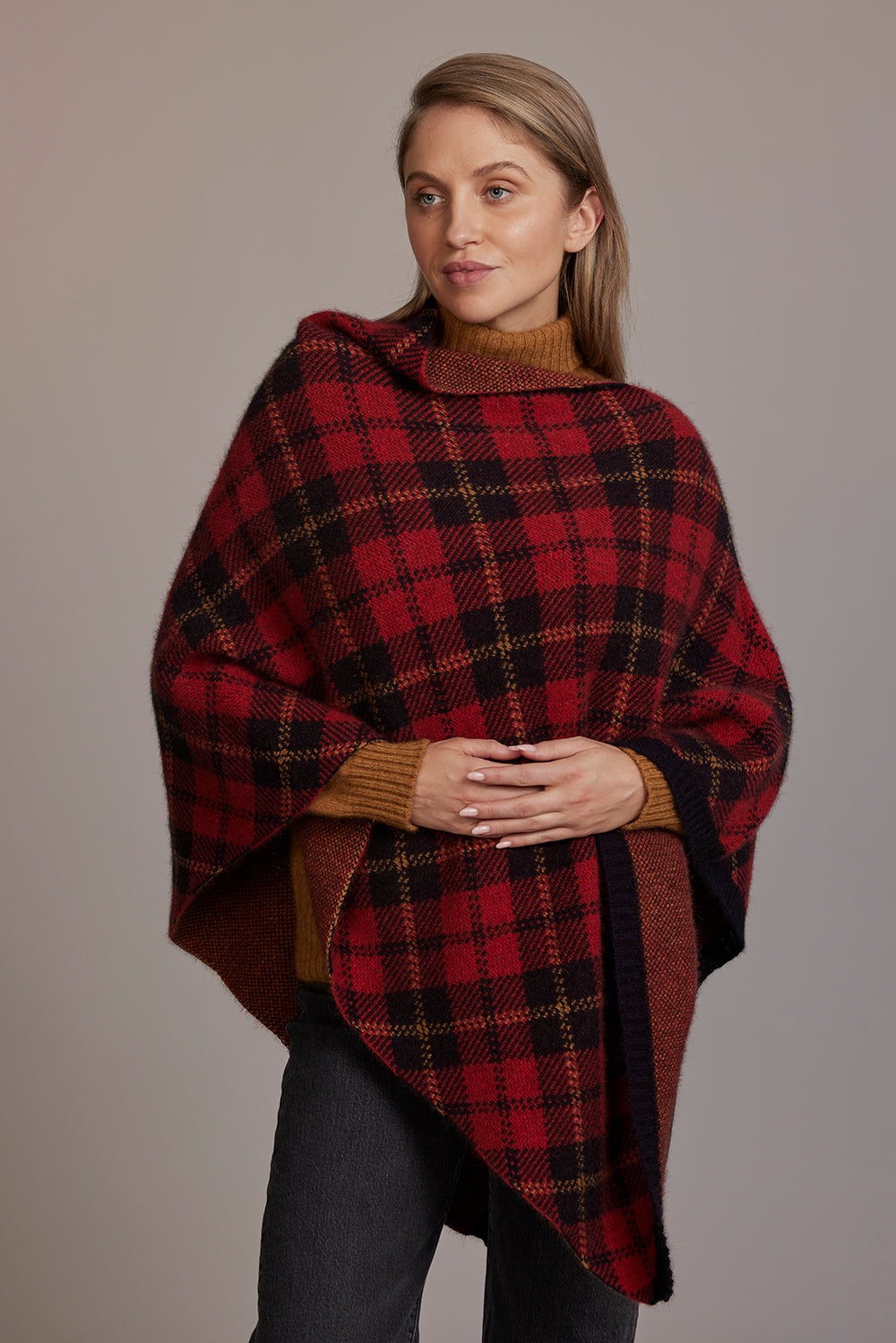 TARTAN PONCHO
