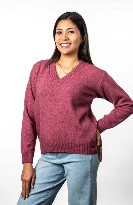 V NECK JUMPER