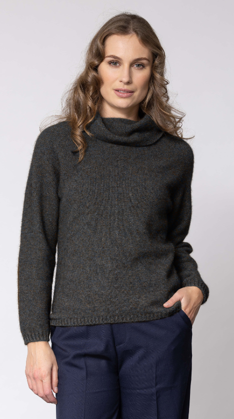 MOSS STITCH COWL