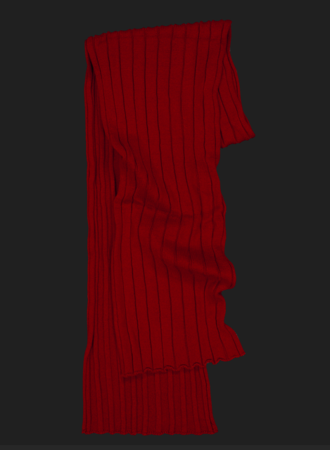 MERINO RIB SCARF