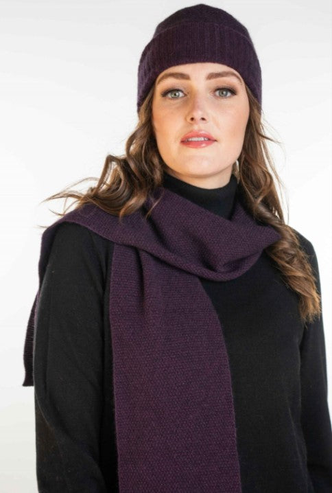 MOSS STITCH SCARF