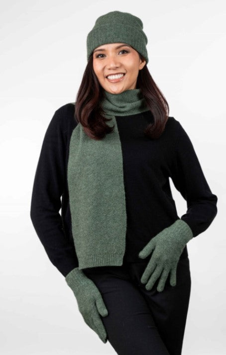 MOSS STITCH SCARF