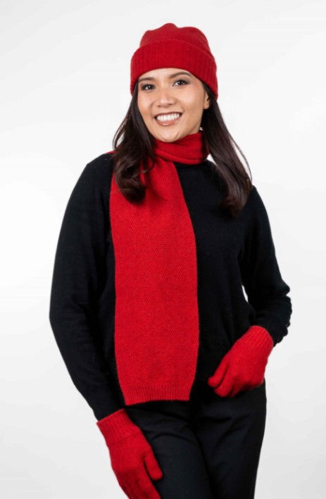 MOSS STITCH SCARF