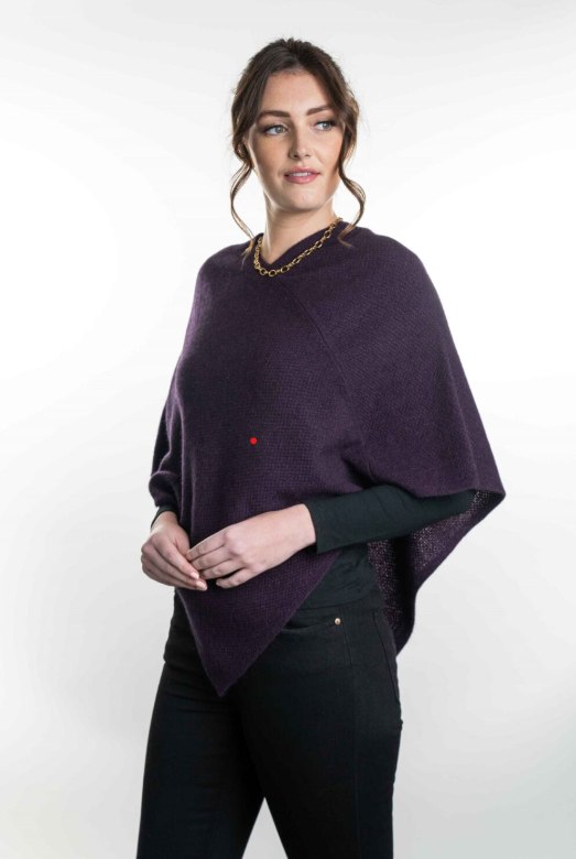 MOSS STITCH PONCHO