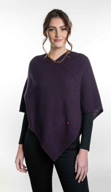 MOSS STITCH PONCHO