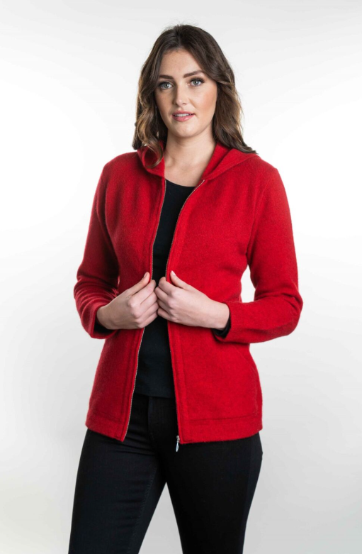 HOODED ZIP JACKET