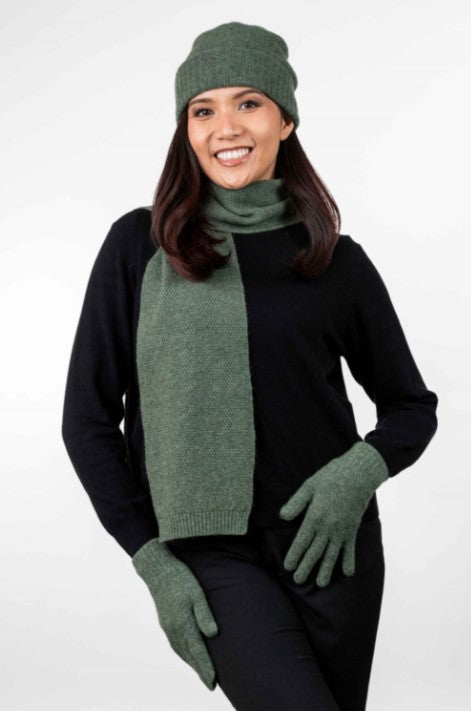 MOSS STITCH SCARF