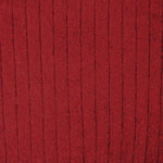 RIBBED V JUMPER