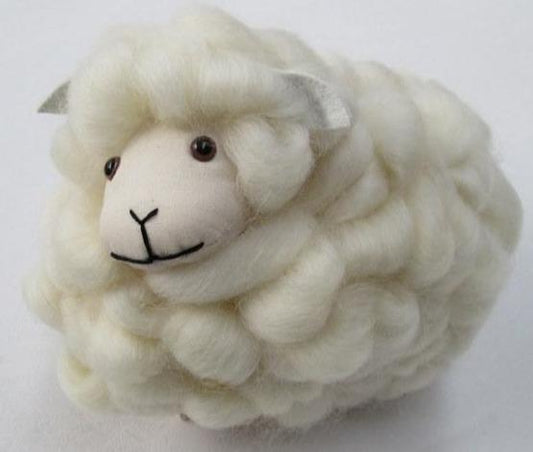 LARGE LOOPY WOOL SHEEP (WHITE)