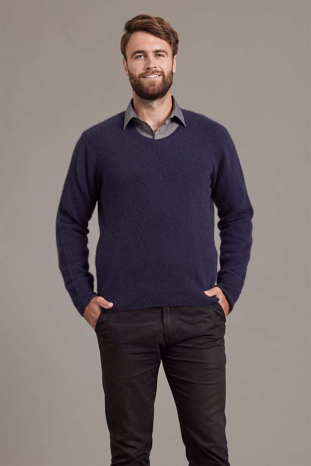 RACK STITCH CREW NECK JUMPER