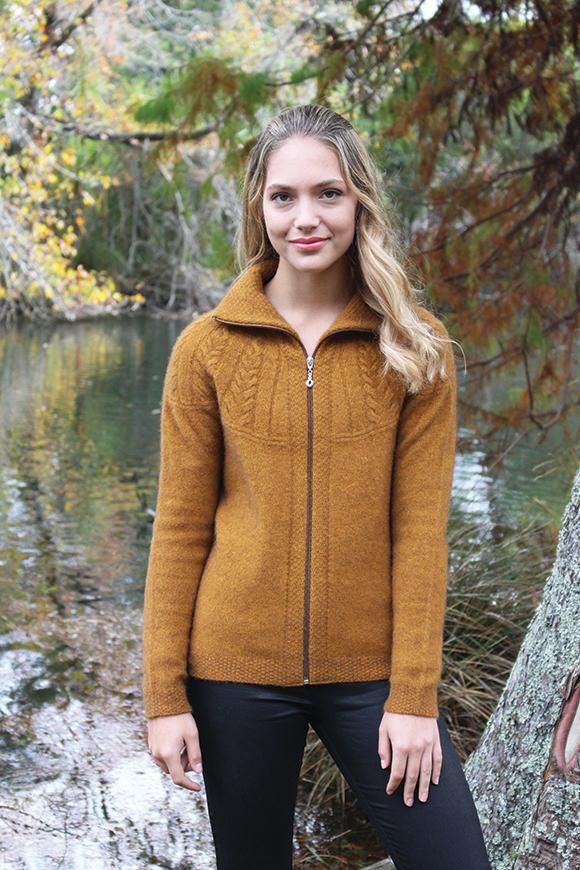 RANGITOTO CABLE JACKET - Woolshed Gallery