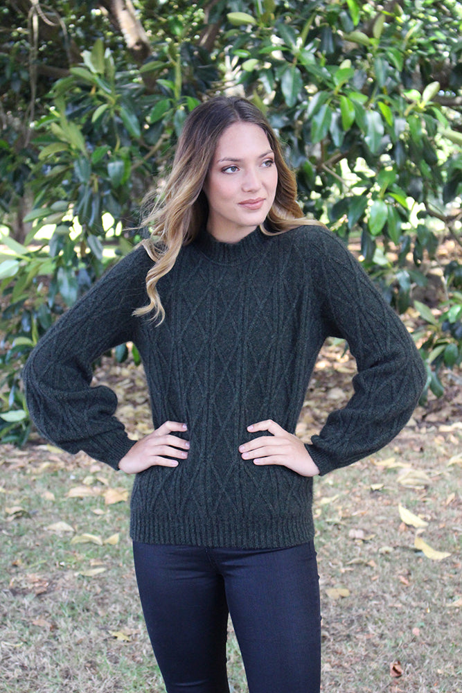 CABLE BELL SLEEVE JUMPER