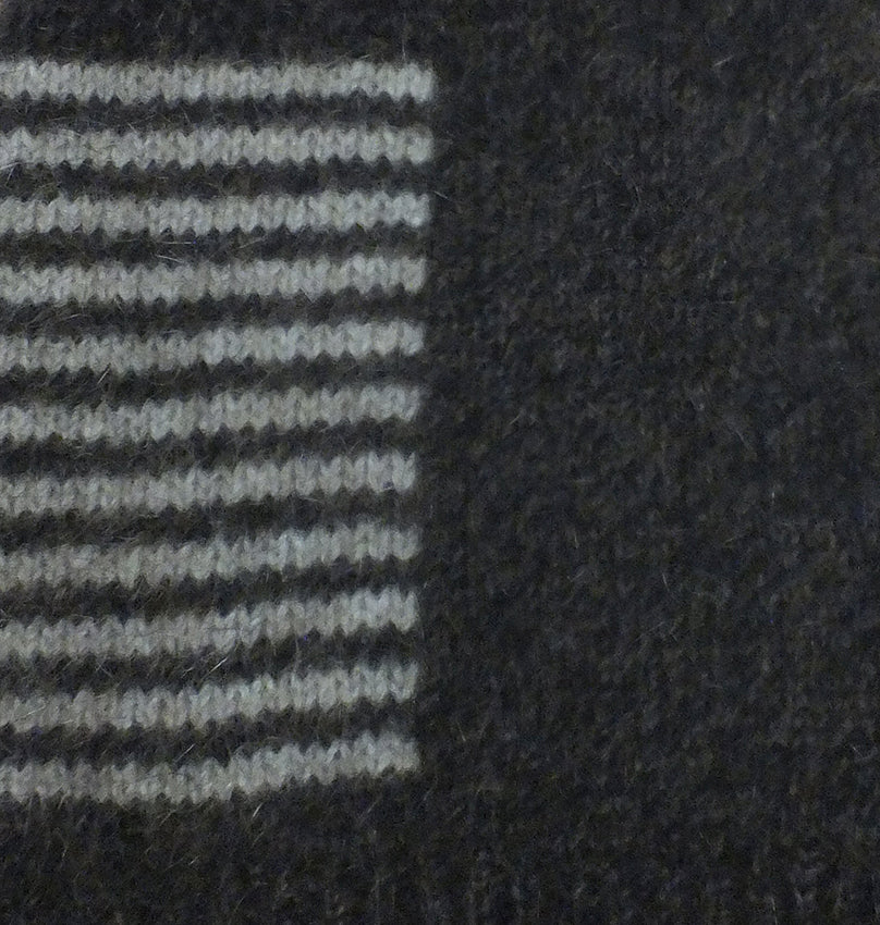 STRIPED COLLARED JACKET WITH POCKETS