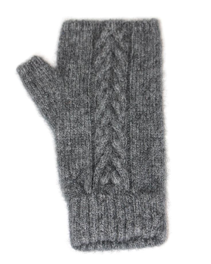 CABLE MITTEN - Woolshed Gallery