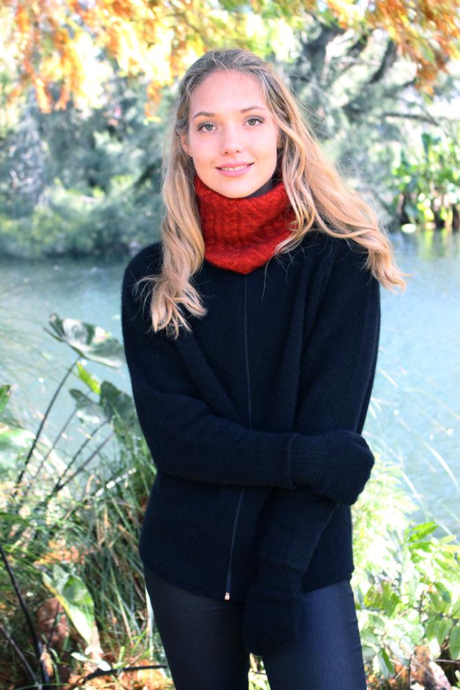 CABLE NECK GAITER & HEADBAND - Woolshed Gallery