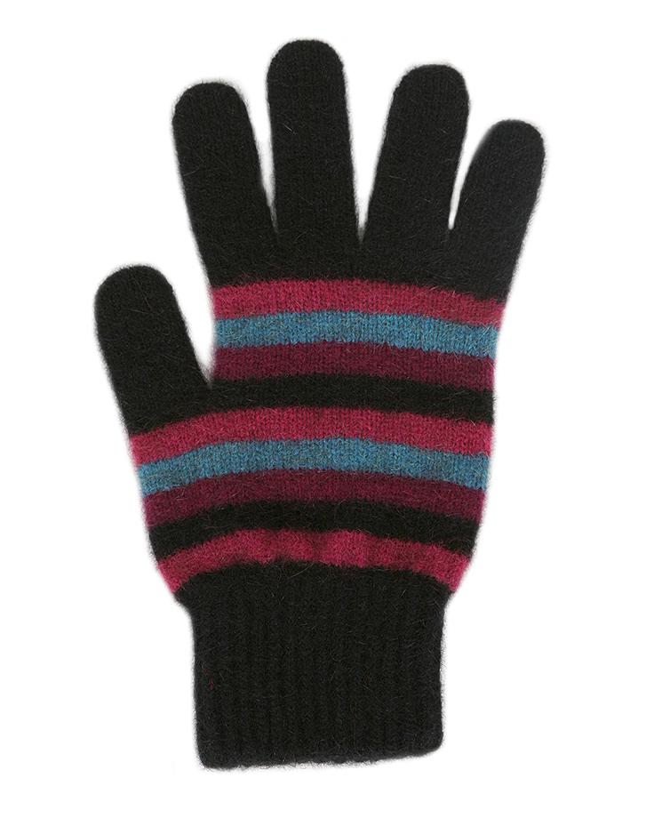 MULTI STRIPED GLOVE - Woolshed Gallery