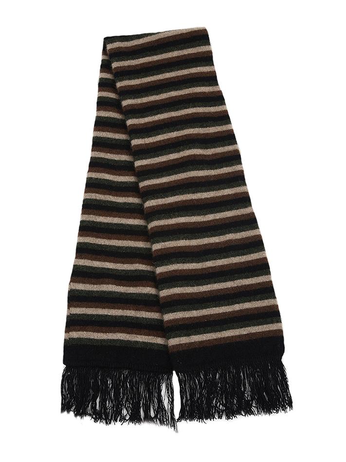MULTI STRIPED SCARF - Woolshed Gallery