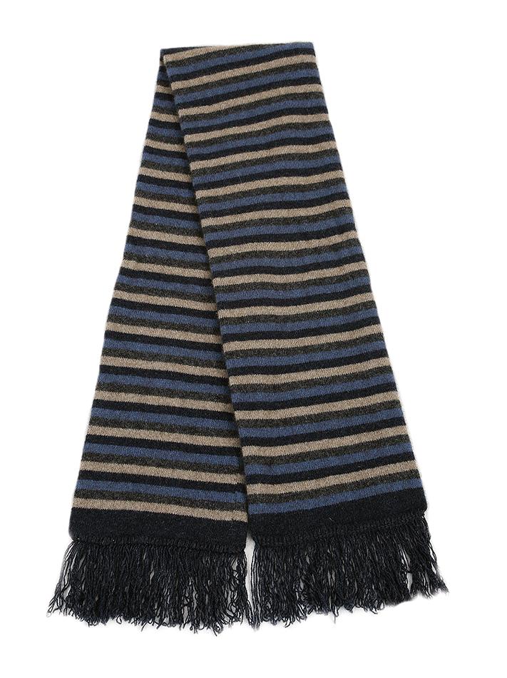 MULTI STRIPED SCARF - Woolshed Gallery