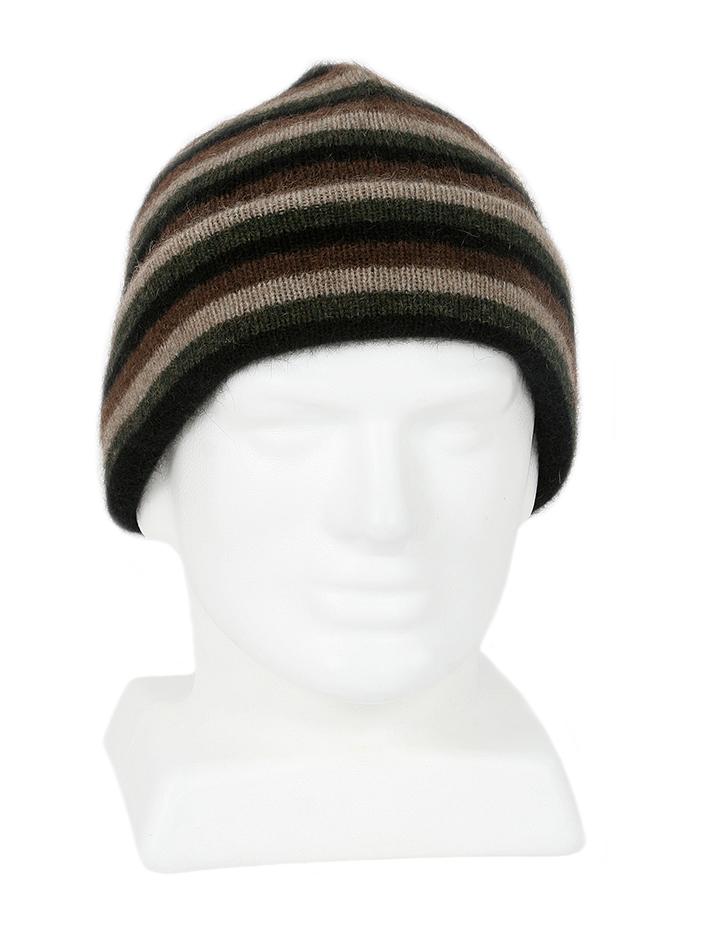 MULTI STRIPE BEANIE - Woolshed Gallery