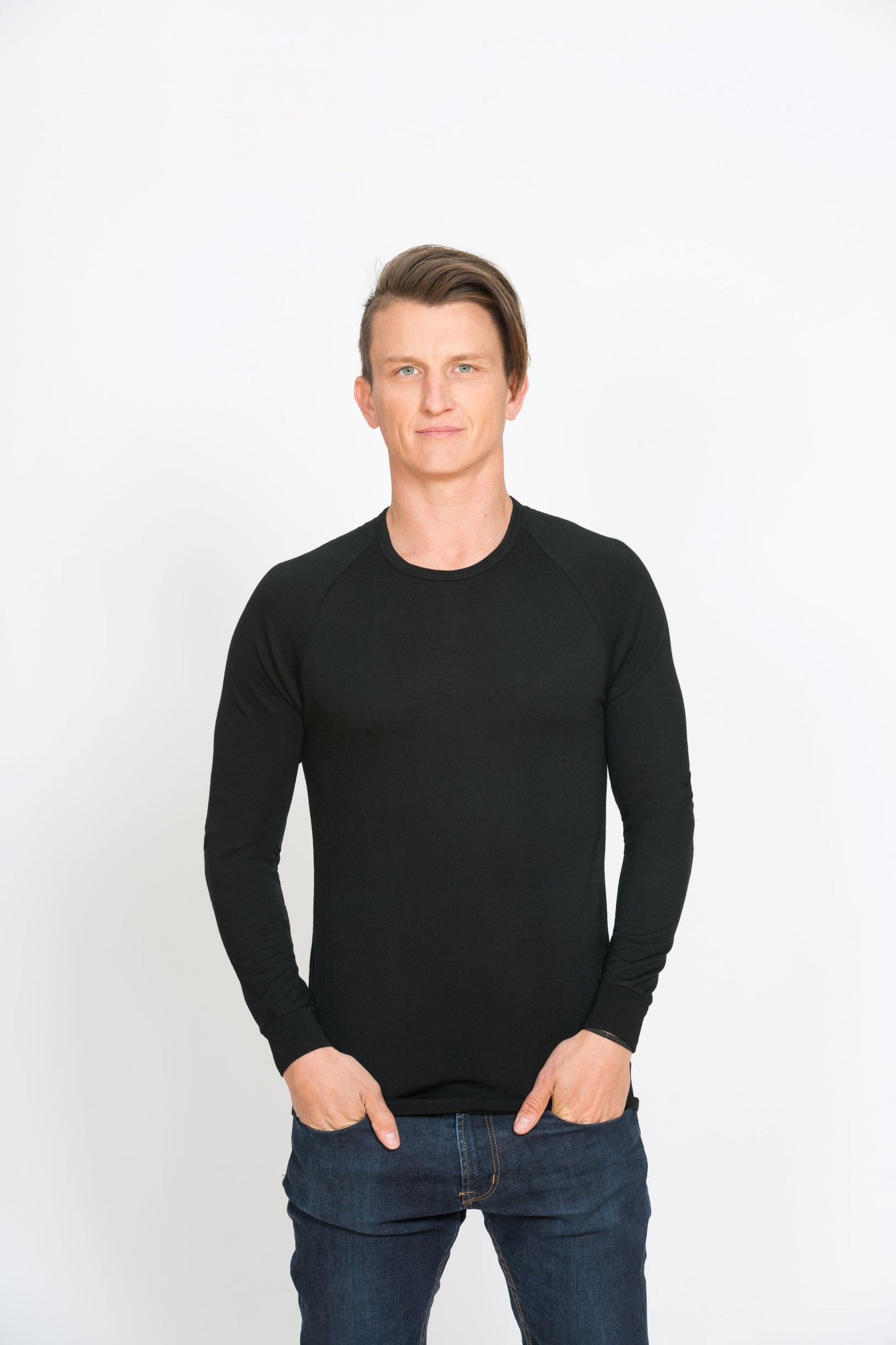 LONG SLEEVE TOP CREW NECK