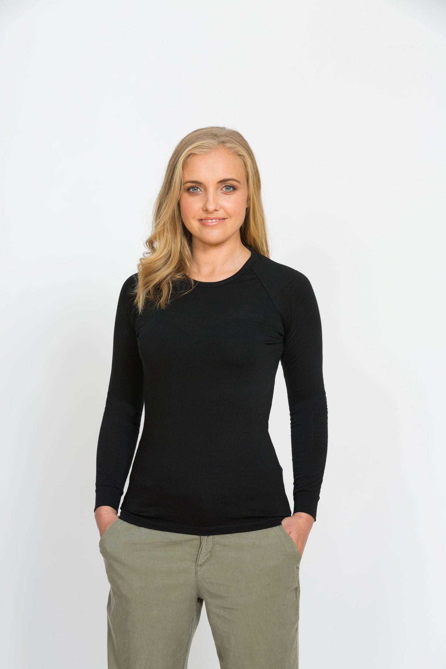 LONG SLEEVE TOP CREW NECK