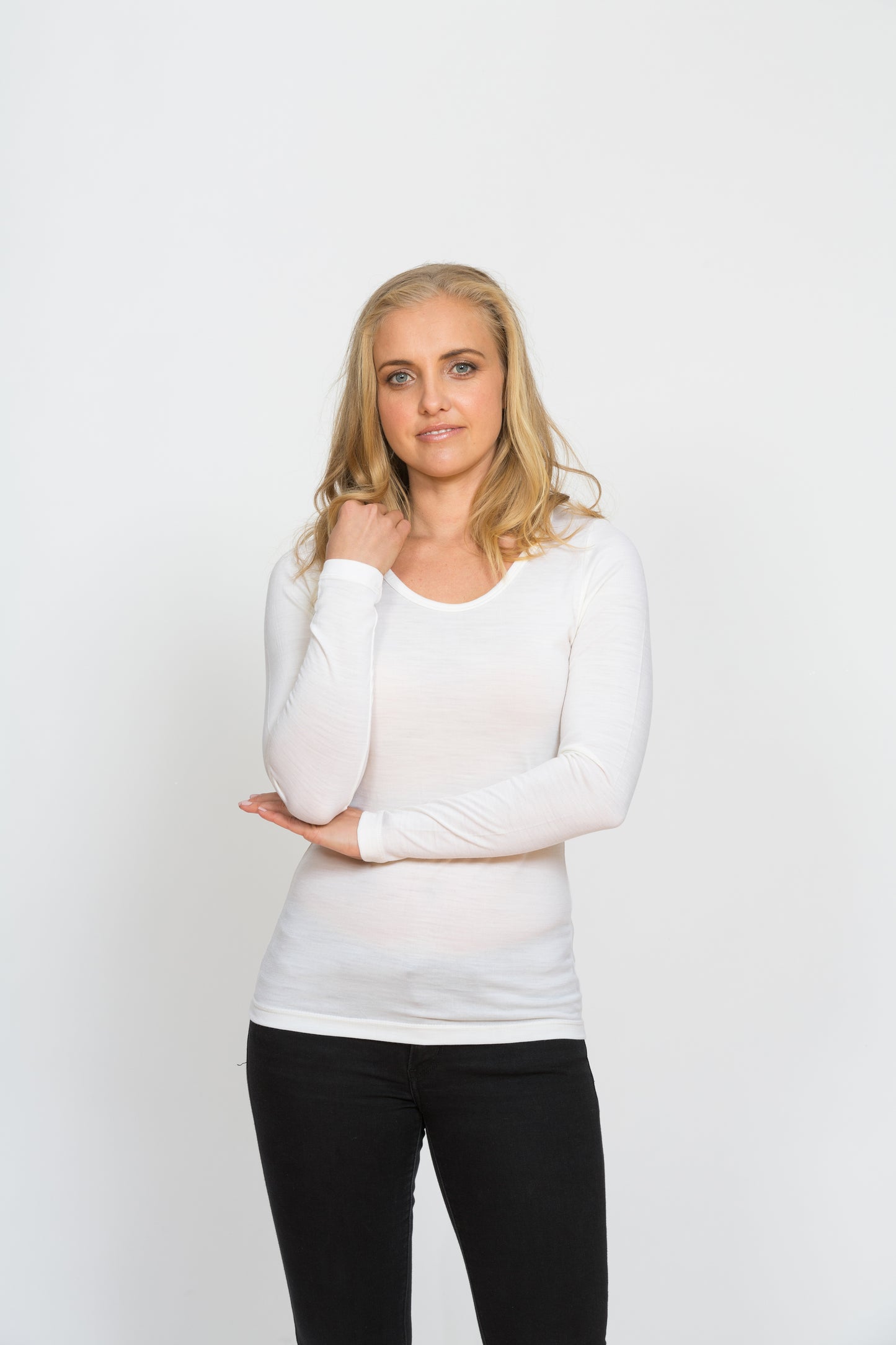 LONG SLEEVE SCOOP MERINO