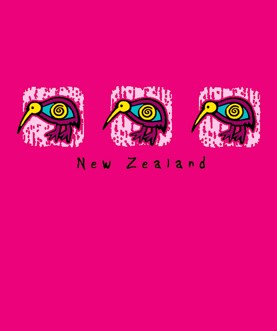 CHILDRENS TEE - 3 KIWIS
