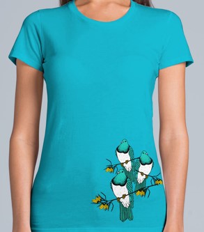 LADIES SCOOP NECK TEE - KERERU