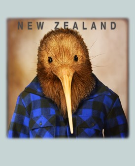 UNISEX TEE - SWANDRI KIWI