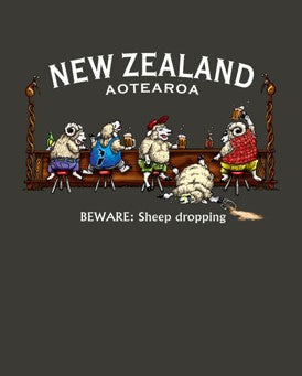 UNISEX TEE - SHEEP DROPPING