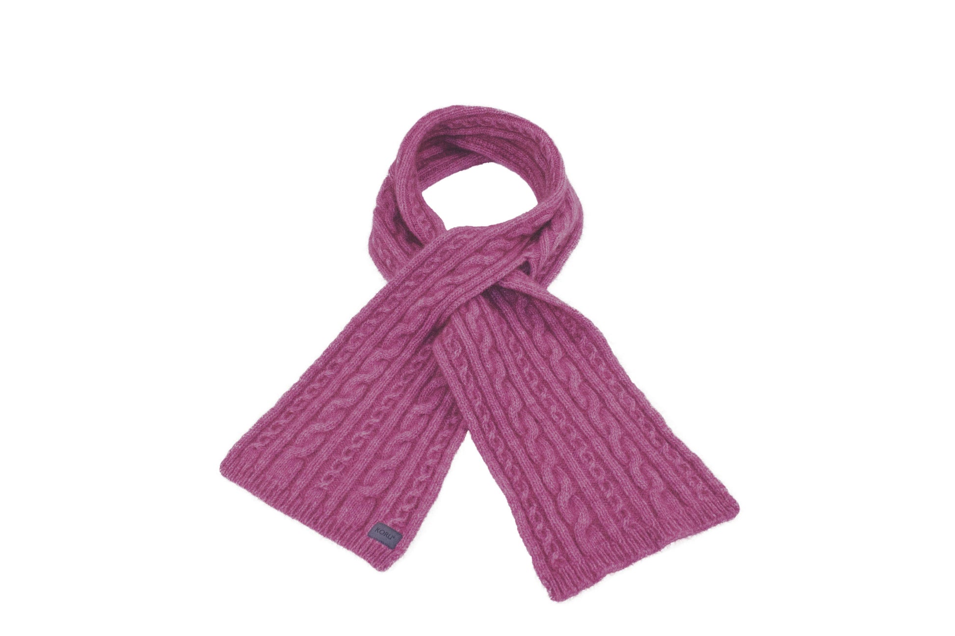 CABLE SCARF - Woolshed Gallery