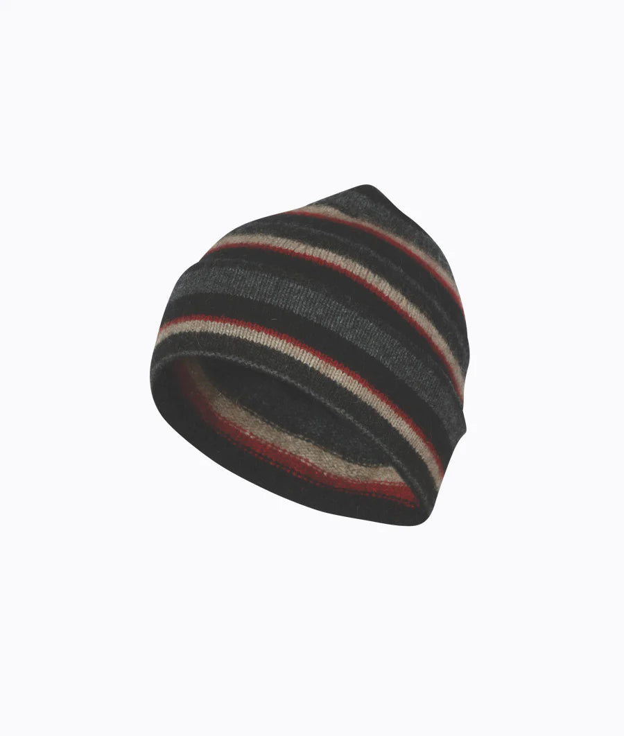 STRIPED BEANIE