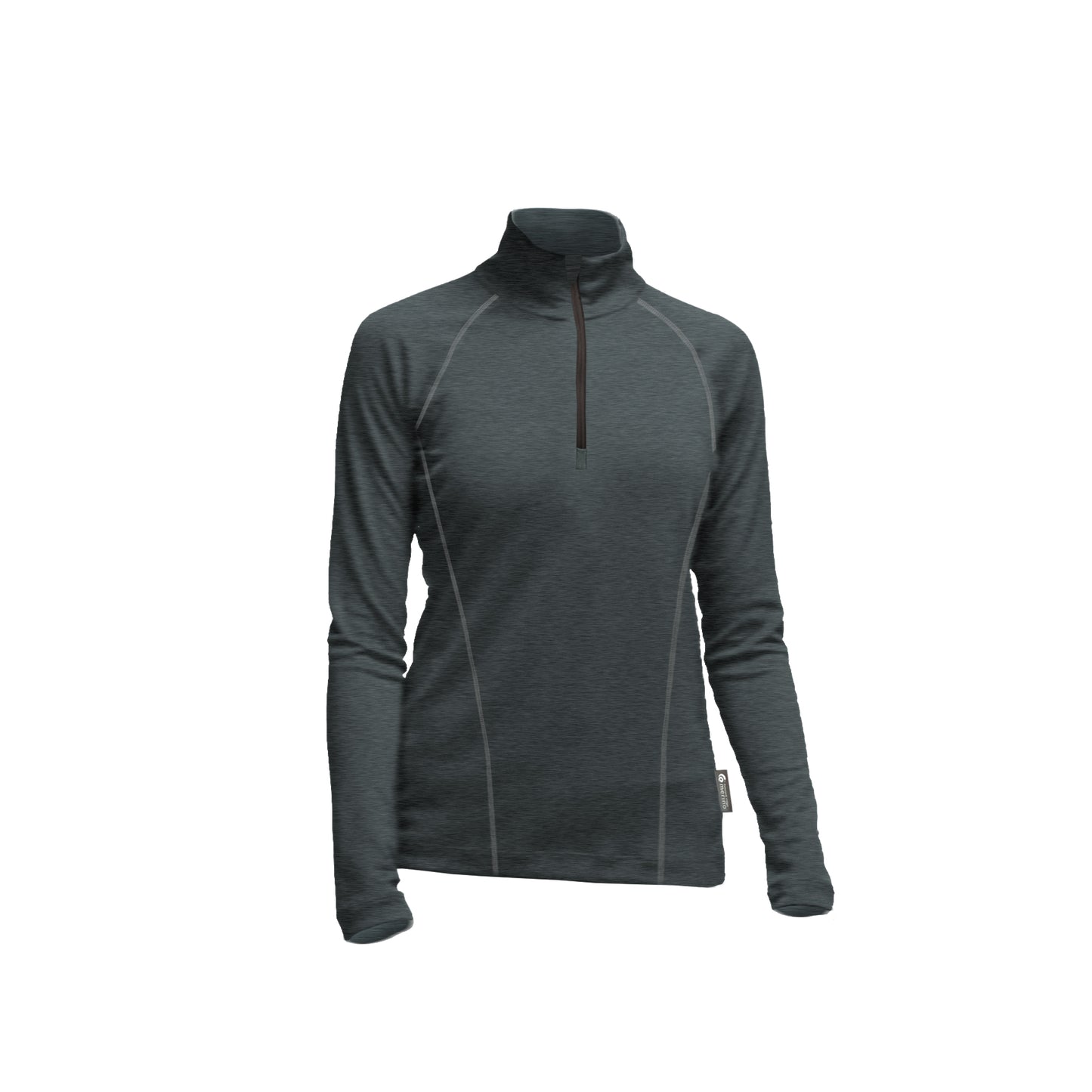WOMENS LIGHTWEIGHT HALF ZIP MERINO