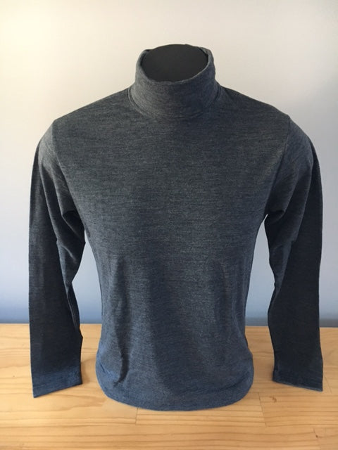 MENS MERINO ROLL NECK