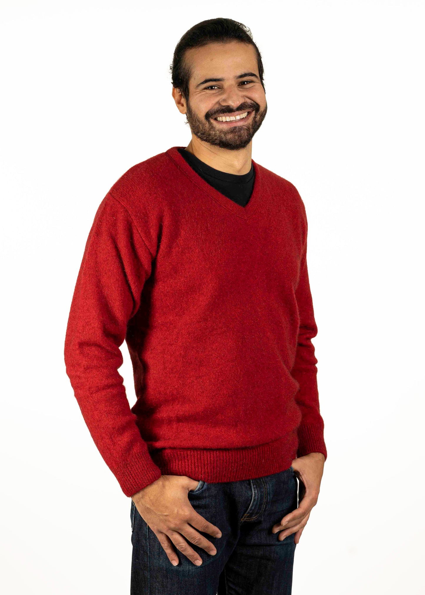 V NECK JUMPER