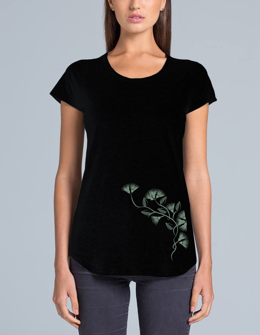 POHUTUKAWA MERINO T-SHIRT - Woolshed Gallery