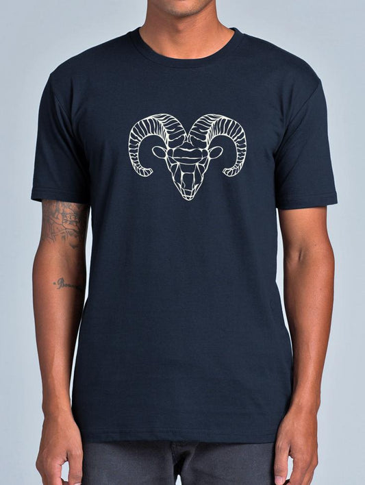 RAMS HEAD MERINO T-SHIRT - Woolshed Gallery