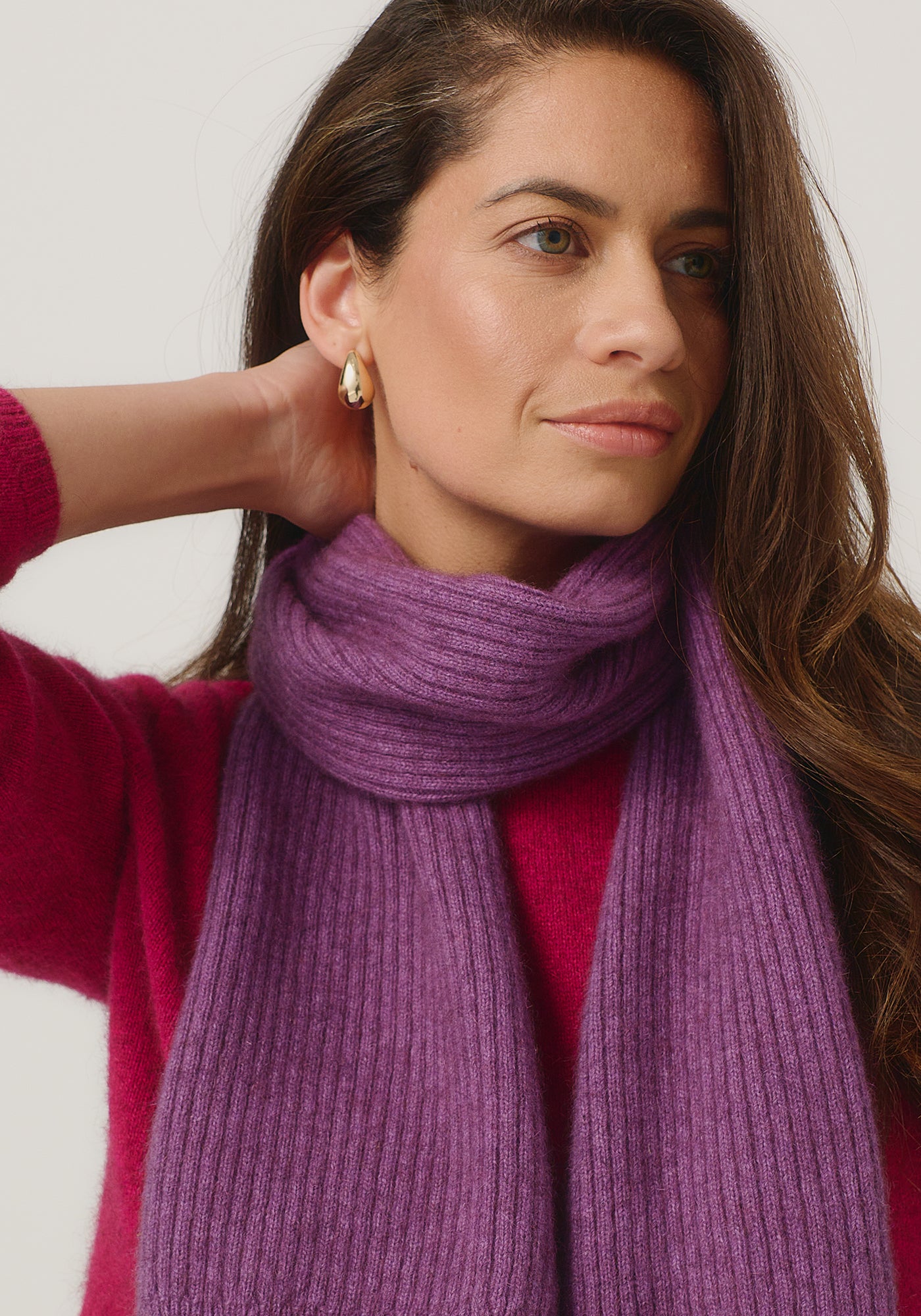 RIBBED SCARF