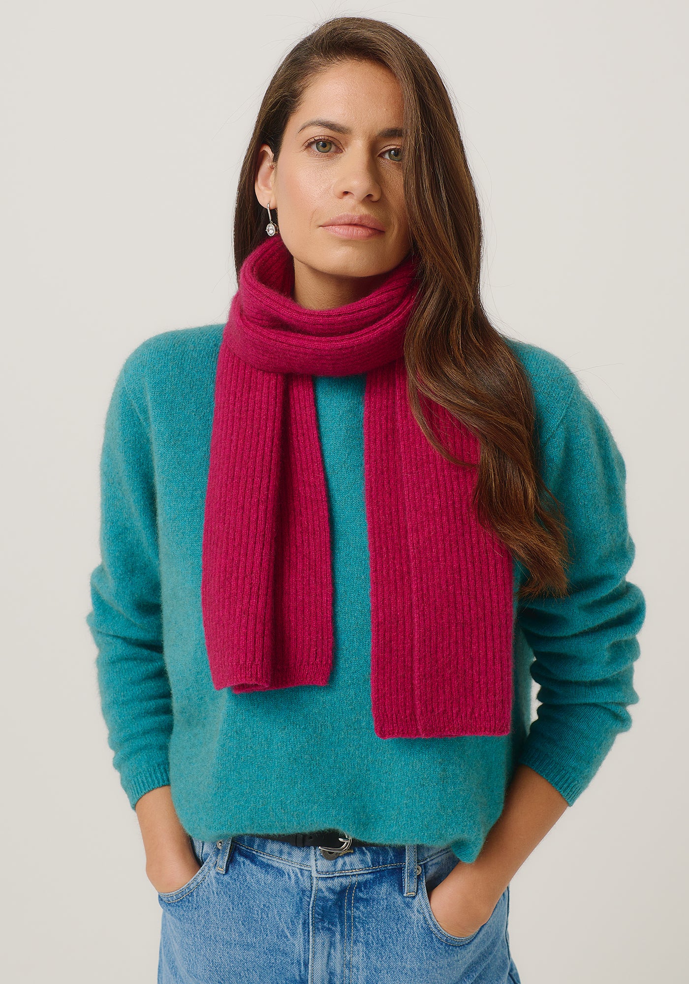 RIBBED SCARF