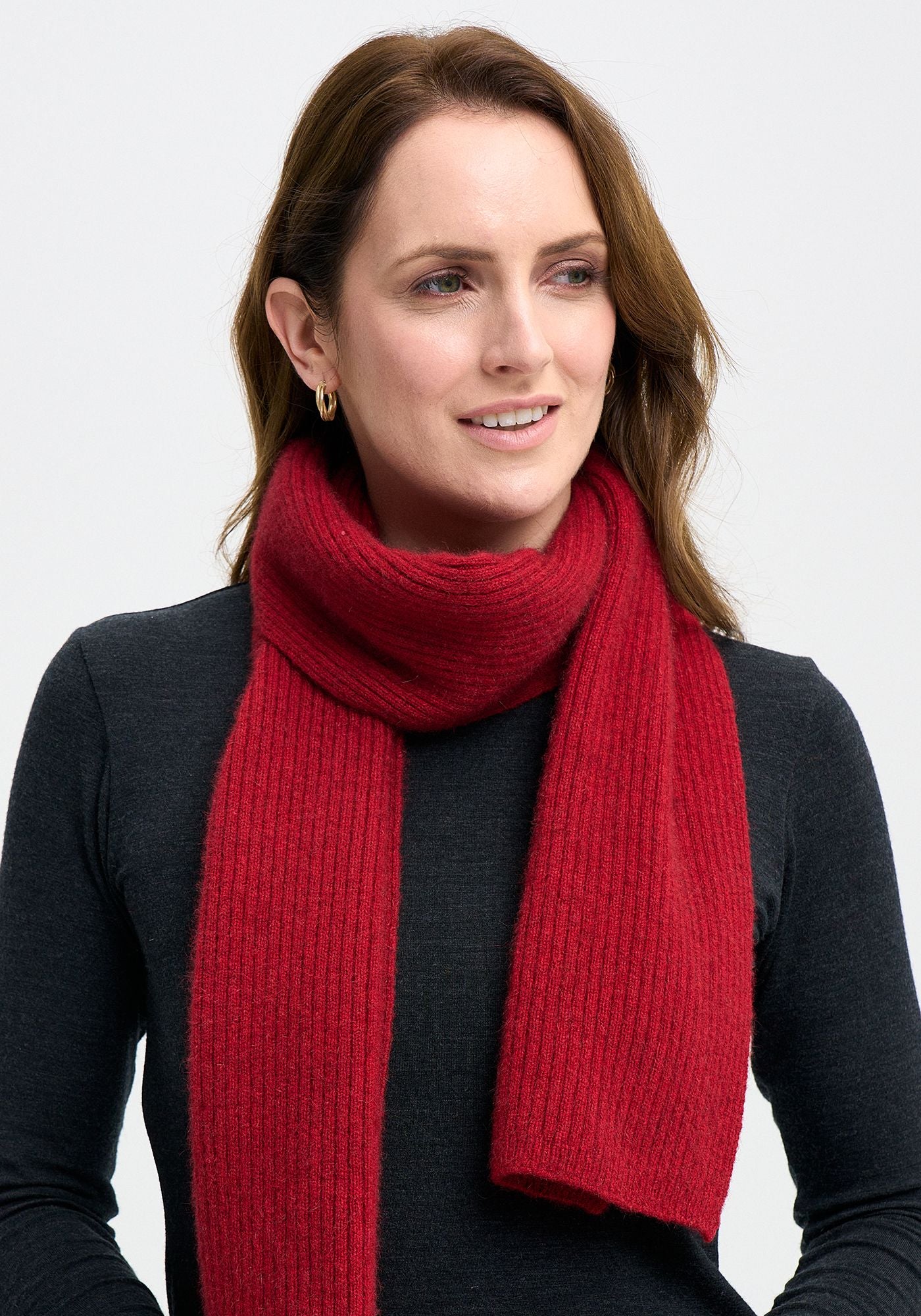 小物 John Smedley Storm Ribbed Scarf John Smedley Storm Ribbed Scarf