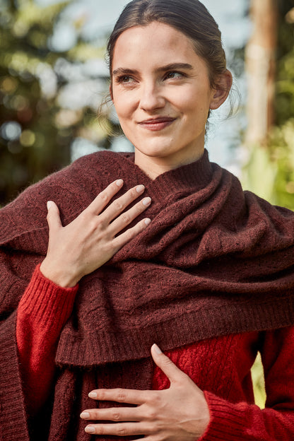 HERRINGBONE LACE SHAWL