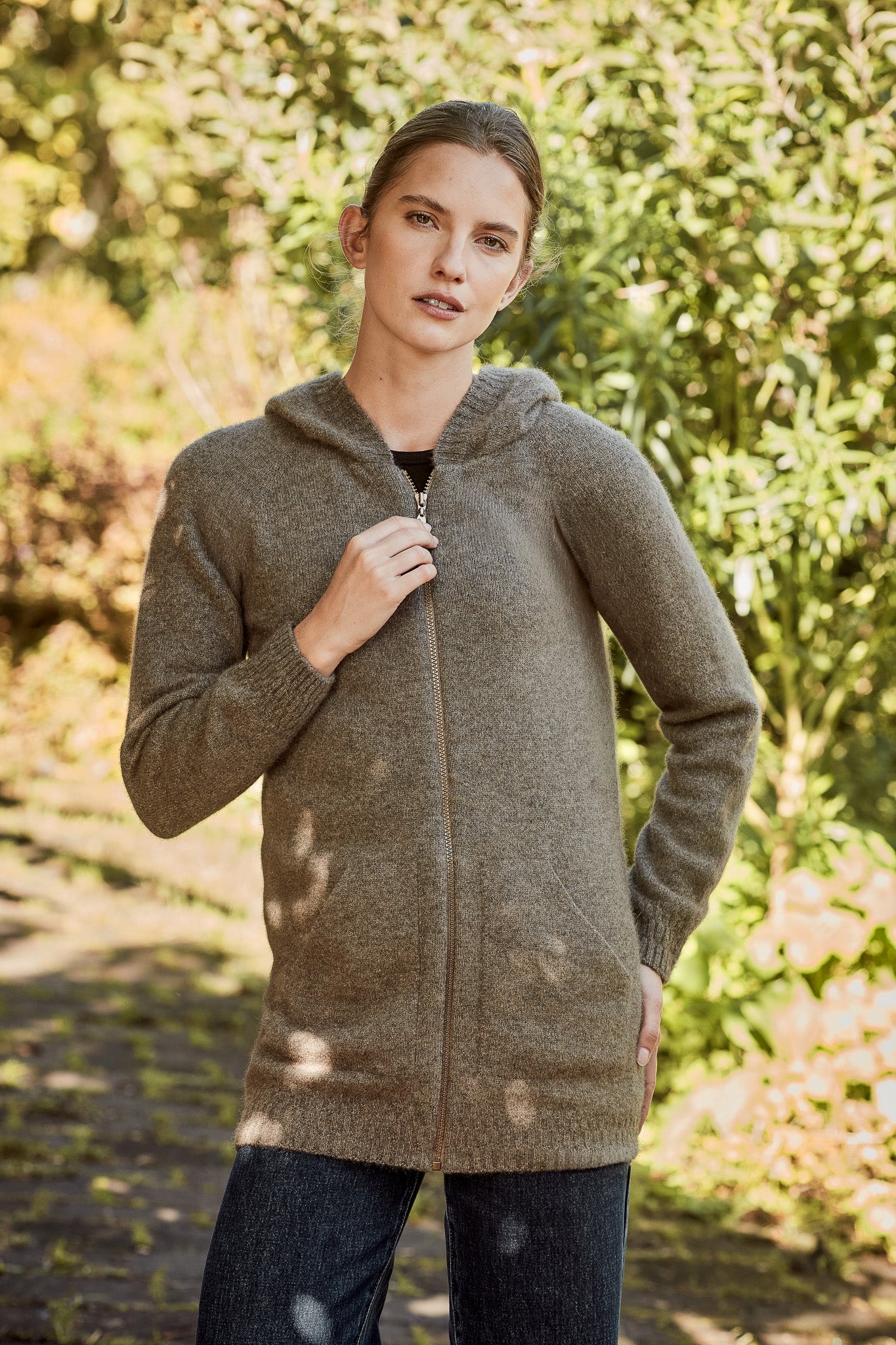 STEPPED STITCH HOODIE