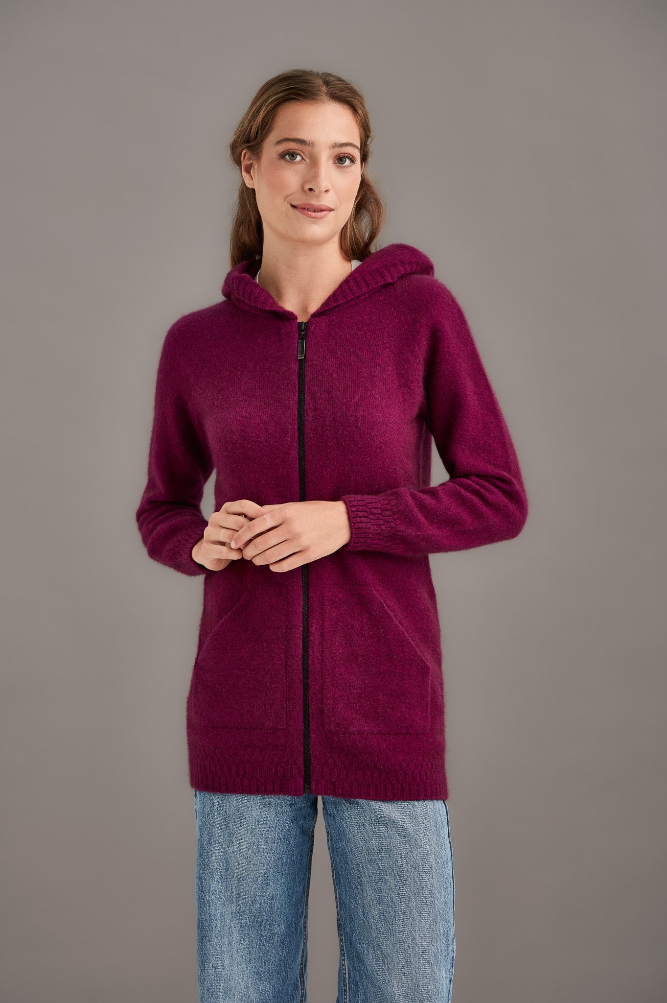 STEPPED STITCH HOODIE