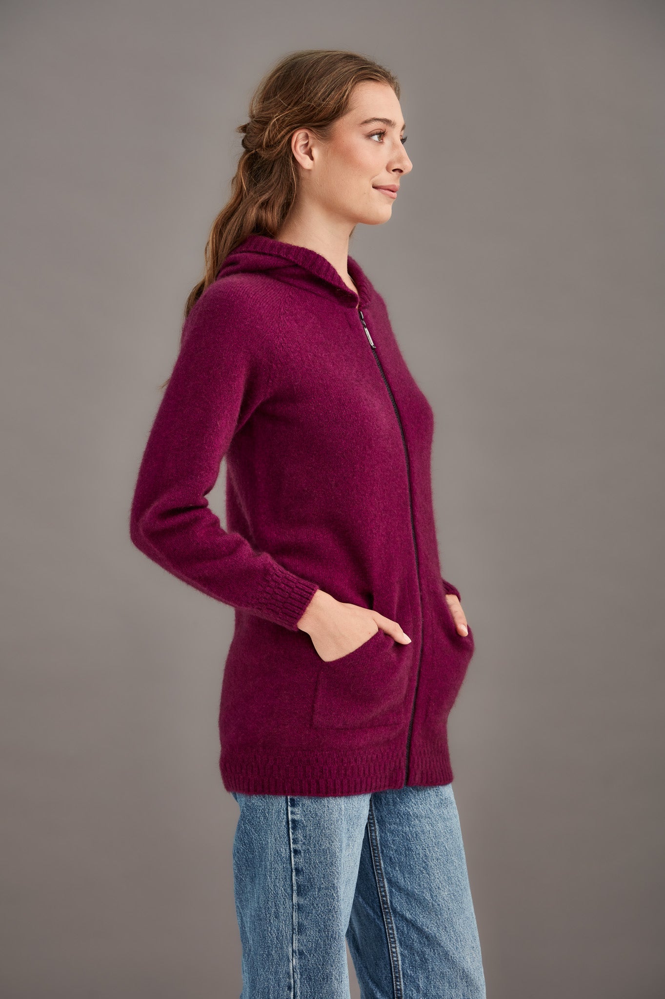 STEPPED STITCH HOODIE