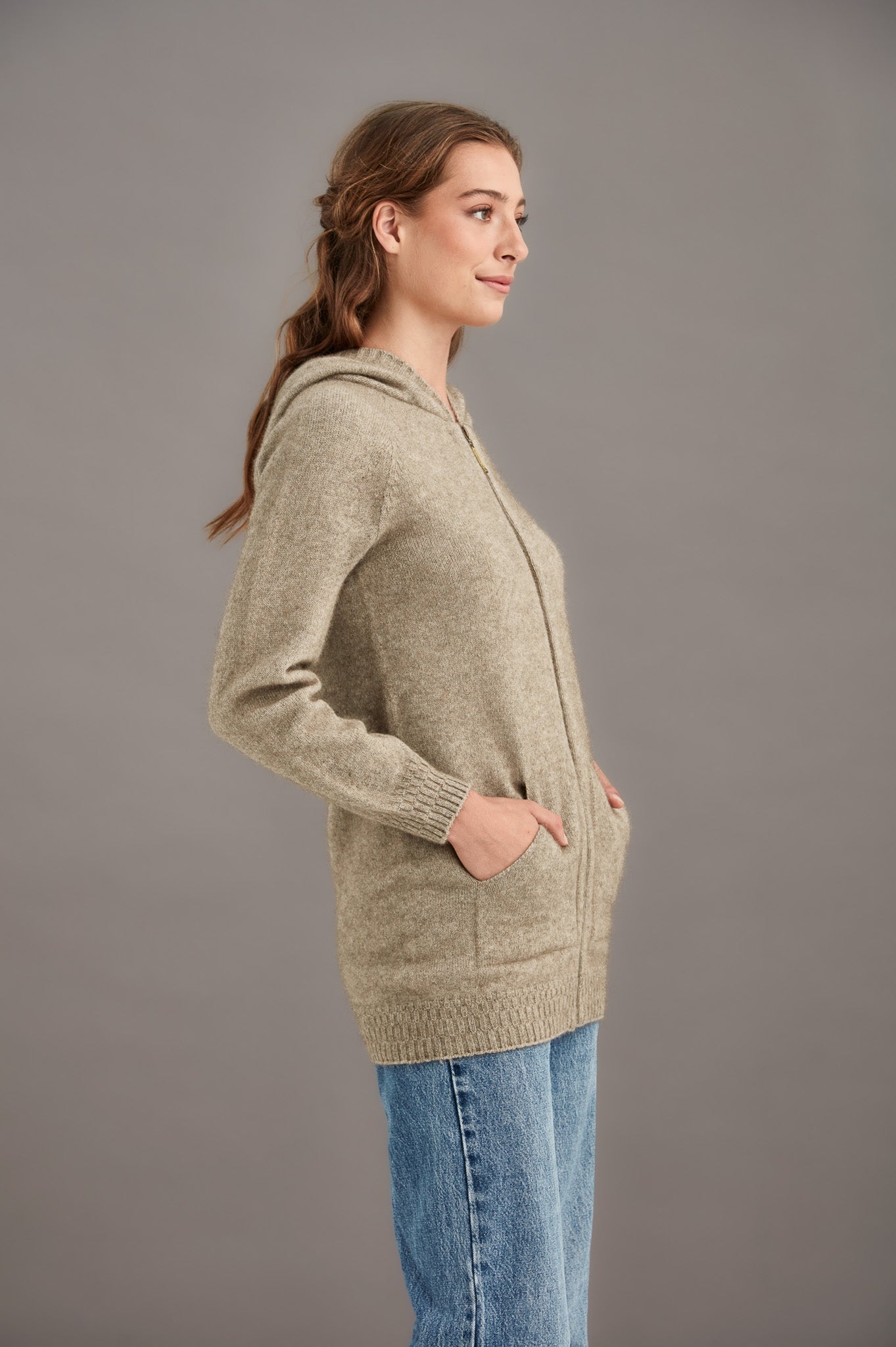 STEPPED STITCH HOODIE