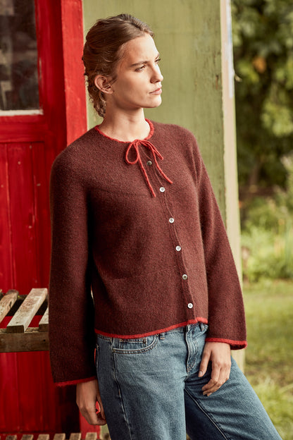 GARTER STITCH CARDIGAN